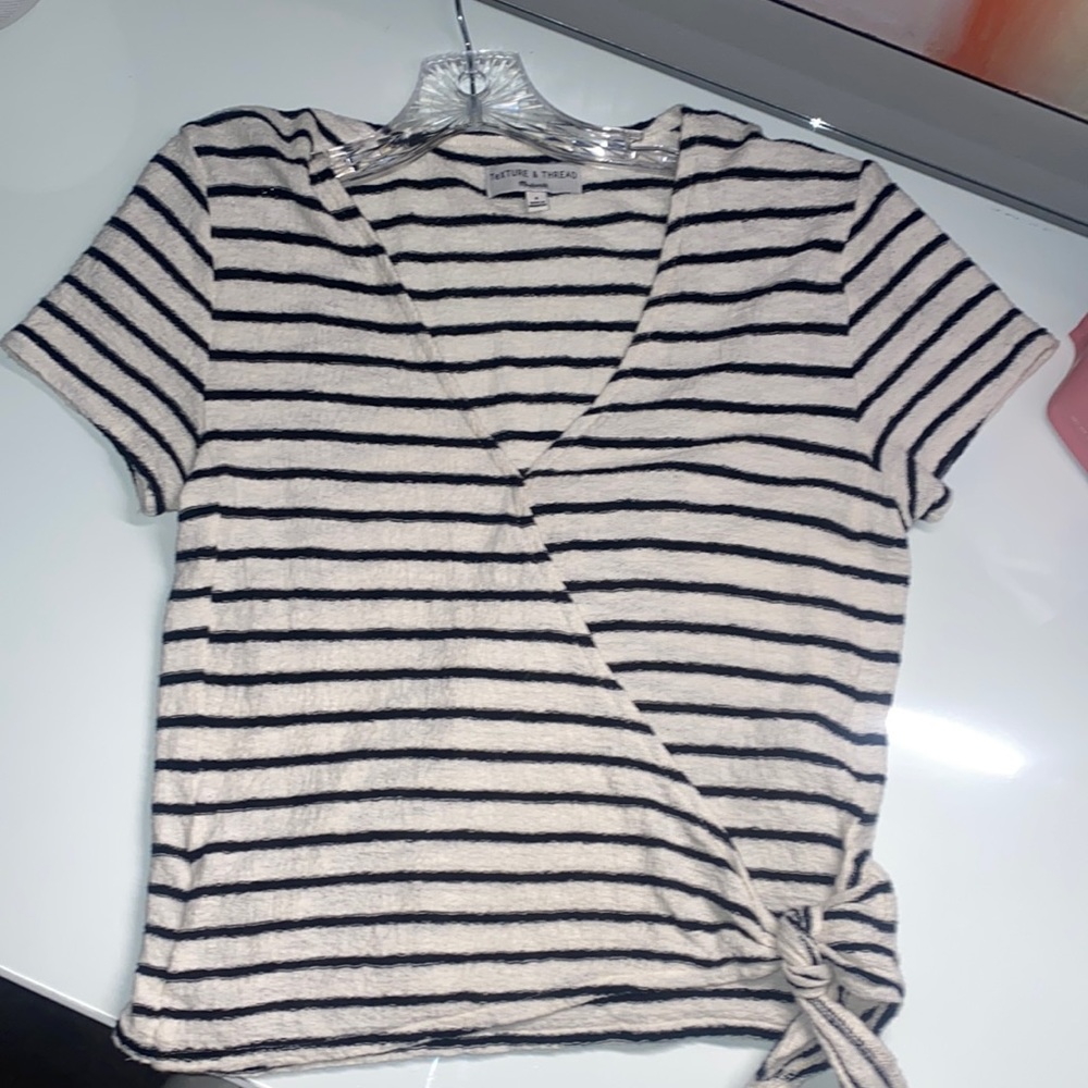 Black + White Top